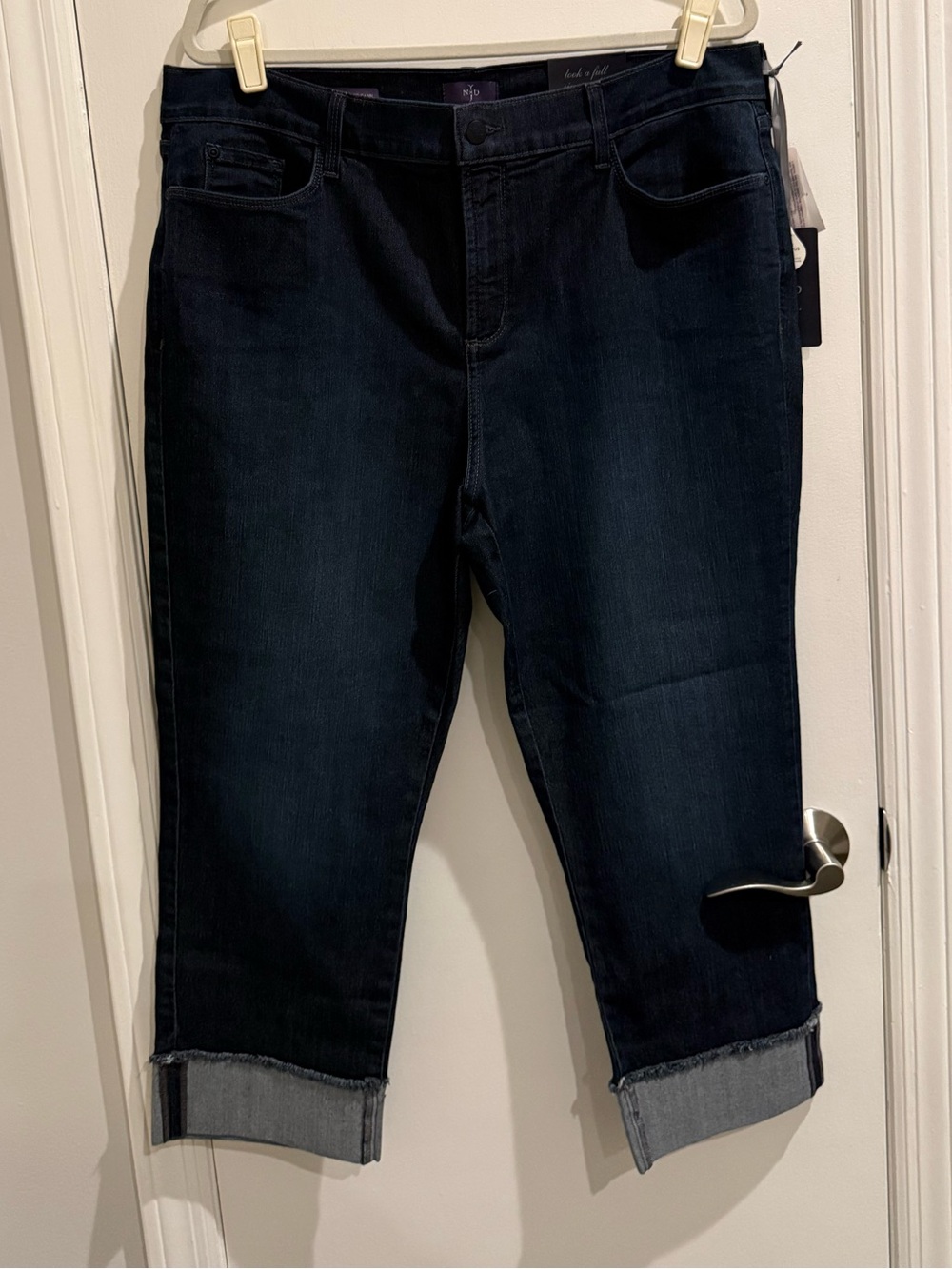 NYDJ Dayla Wide Cuff Capri Lightweight Women’s Jeans